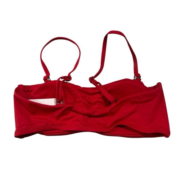 Andie Women's XS The Rio Swim Top Convertible Strap Cherry Red NWT - Picture 4 of 16